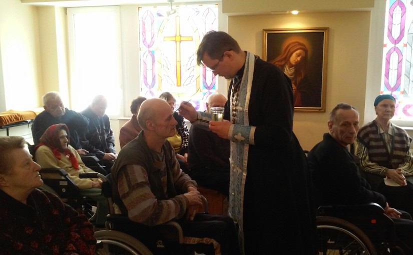 Духовное окормление в доме престарелых «Антавиляй» Вильнюсского района